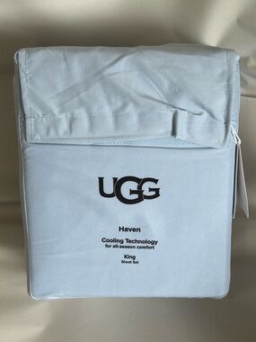 UGG Haven King Sheet Set in Light Blue